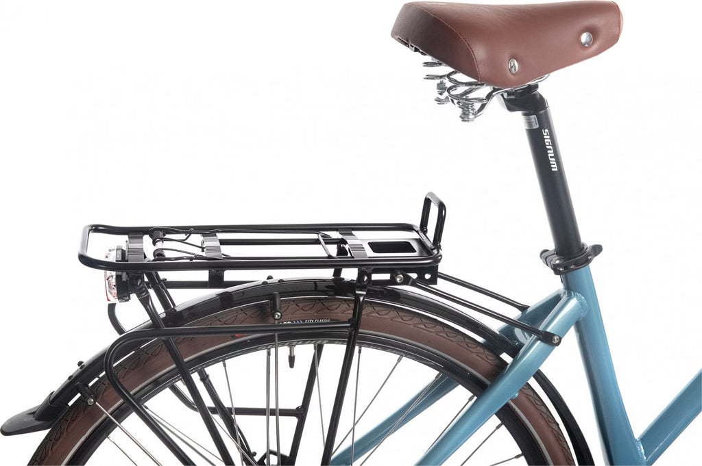 Vélo de Ville Électrique Bicyklet Camille Shimano Acera/Altus 8V 504Wh 700mm Bleu