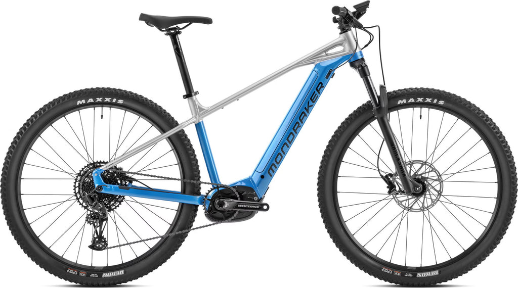Mondraker Prime 29 VTT Électrique Semi-Rigide SRAM 12V Bosch 120 Nm 625 Wh Bleu/Argent