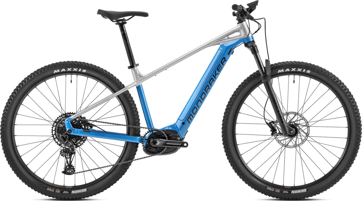 Mondraker Prime 29 VTT Électrique Semi-Rigide SRAM 12V Bosch 120 Nm 625 Wh Bleu/Argent