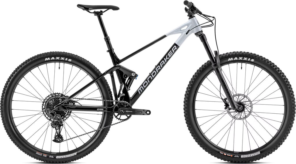 VTT Tout-Suspendu Mondraker Raze – Sram SX Eagle 12V, RockShox 35 Gold 150mm, 29'' Noir / Blanc
