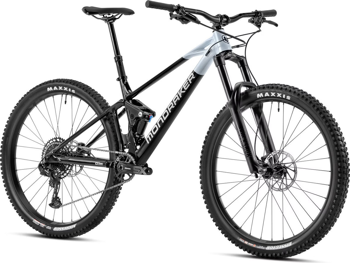 VTT Tout-Suspendu Mondraker Raze – Sram SX Eagle 12V, RockShox 35 Gold 150mm, 29'' Noir / Blanc
