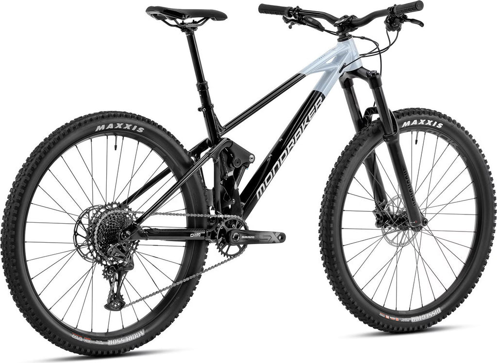 VTT Tout-Suspendu Mondraker Raze – Sram SX Eagle 12V, RockShox 35 Gold 150mm, 29'' Noir / Blanc