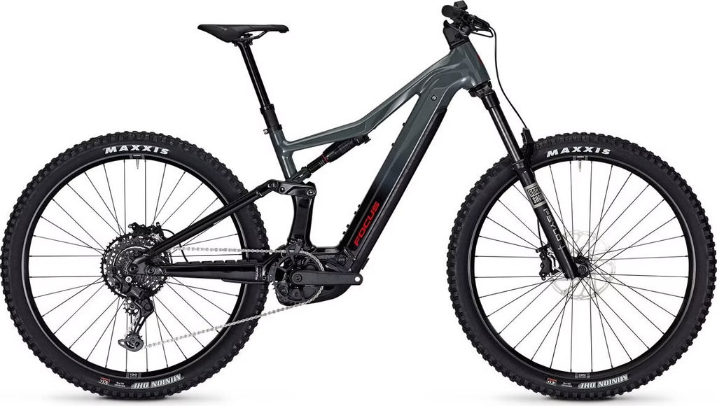 VTT Électrique Tout-Suspendu Focus JAM² 6.7 – Bosch CX 85Nm, 600Wh, Shimano Cues 10V, 29'' Gris 2025
