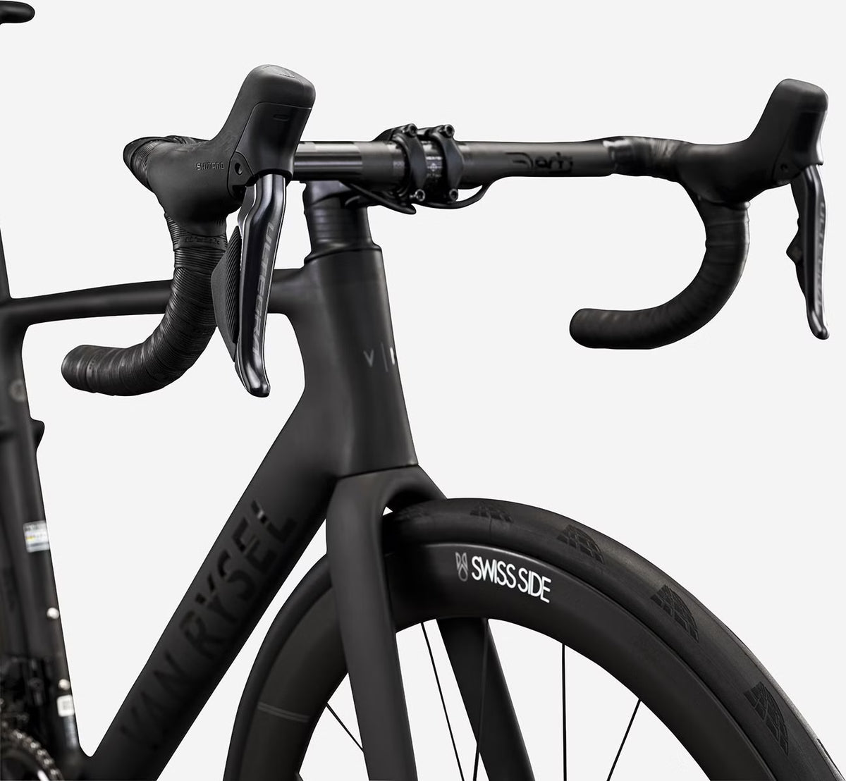 Vélo de Route Van Rysel RCR Pro Shimano Ultegra Di2 12V 700 mm Noir Carbon Raw