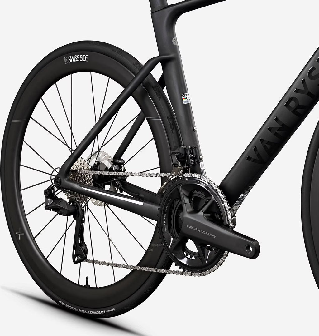 Vélo de Route Van Rysel RCR Pro Shimano Ultegra Di2 12V 700 mm Noir Carbon Raw