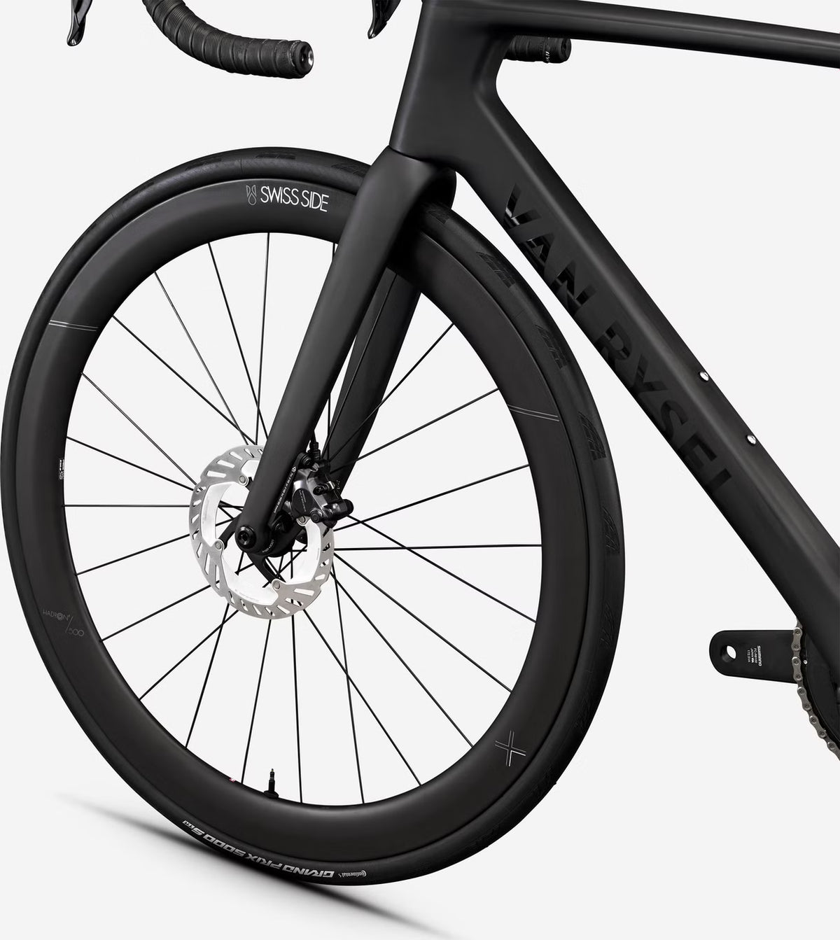 Vélo de Route Van Rysel RCR Pro Shimano Ultegra Di2 12V 700 mm Noir Carbon Raw