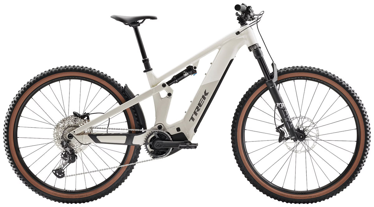 VTT Électrique Tout-Suspendu Trek Powerfly+ FS 6 12V 800Wh Bosch 27.5'' Beige Gén. 4