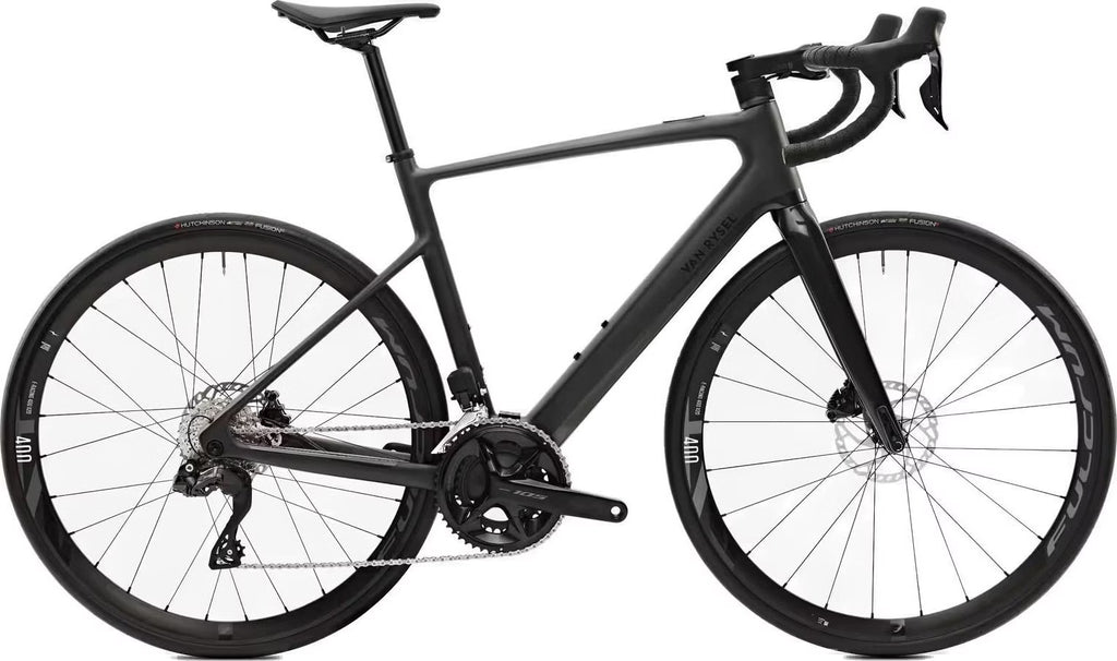 Vélo de Route Électrique Van Rysel E-EDR CF II Shimano 105 Di2 Vert Kaki