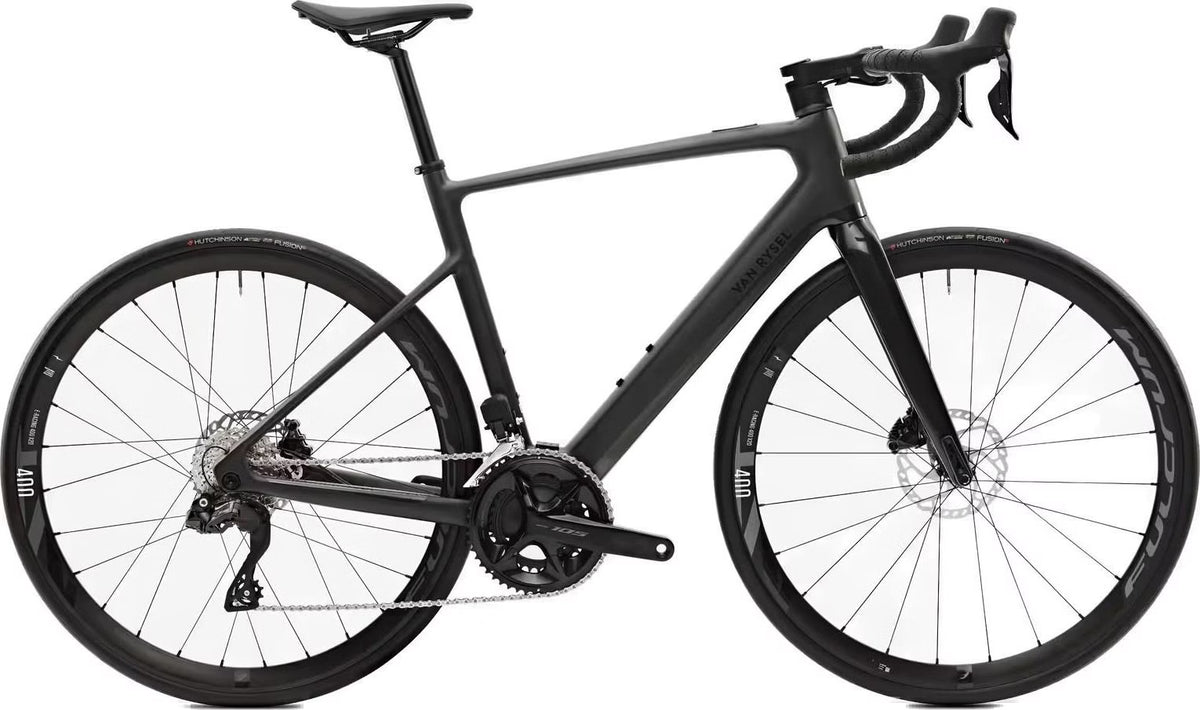 Vélo de Route Électrique Van Rysel E-EDR CF II Shimano 105 Di2 Vert Kaki
