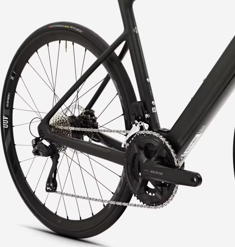 Vélo de Route Électrique Van Rysel E-EDR CF II Shimano 105 Di2 Vert Kaki
