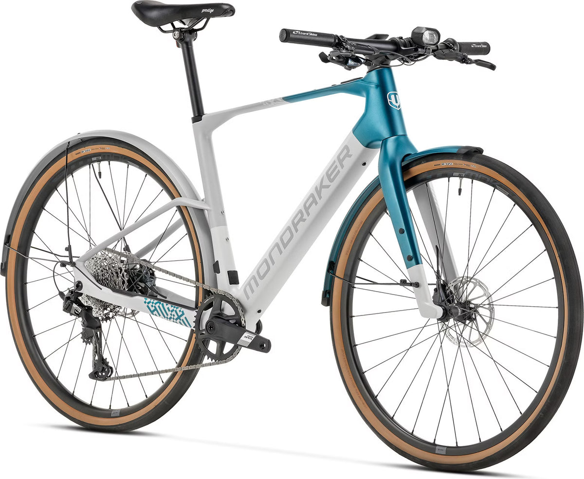 Vélo de Ville Électrique Mondraker Dusty X Sram Apex XPLR 12V 350Wh 700mm Gris/Bleu