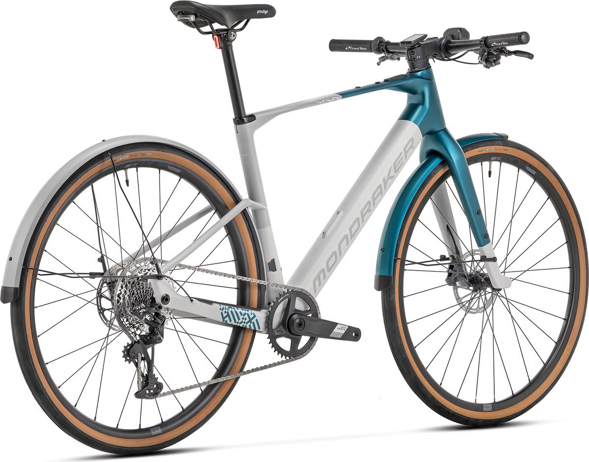 Vélo de Ville Électrique Mondraker Dusty X Sram Apex XPLR 12V 350Wh 700mm Gris/Bleu