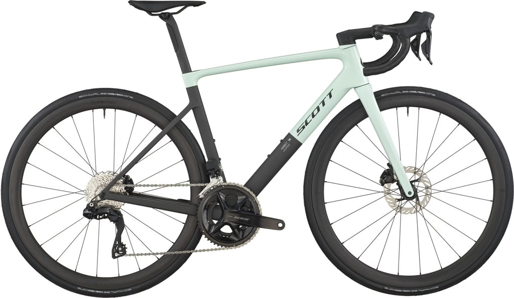 Vélo de Route Scott Addict RC 30 Shimano 105 Di2 12V 700 mm Vert/Noir 2026