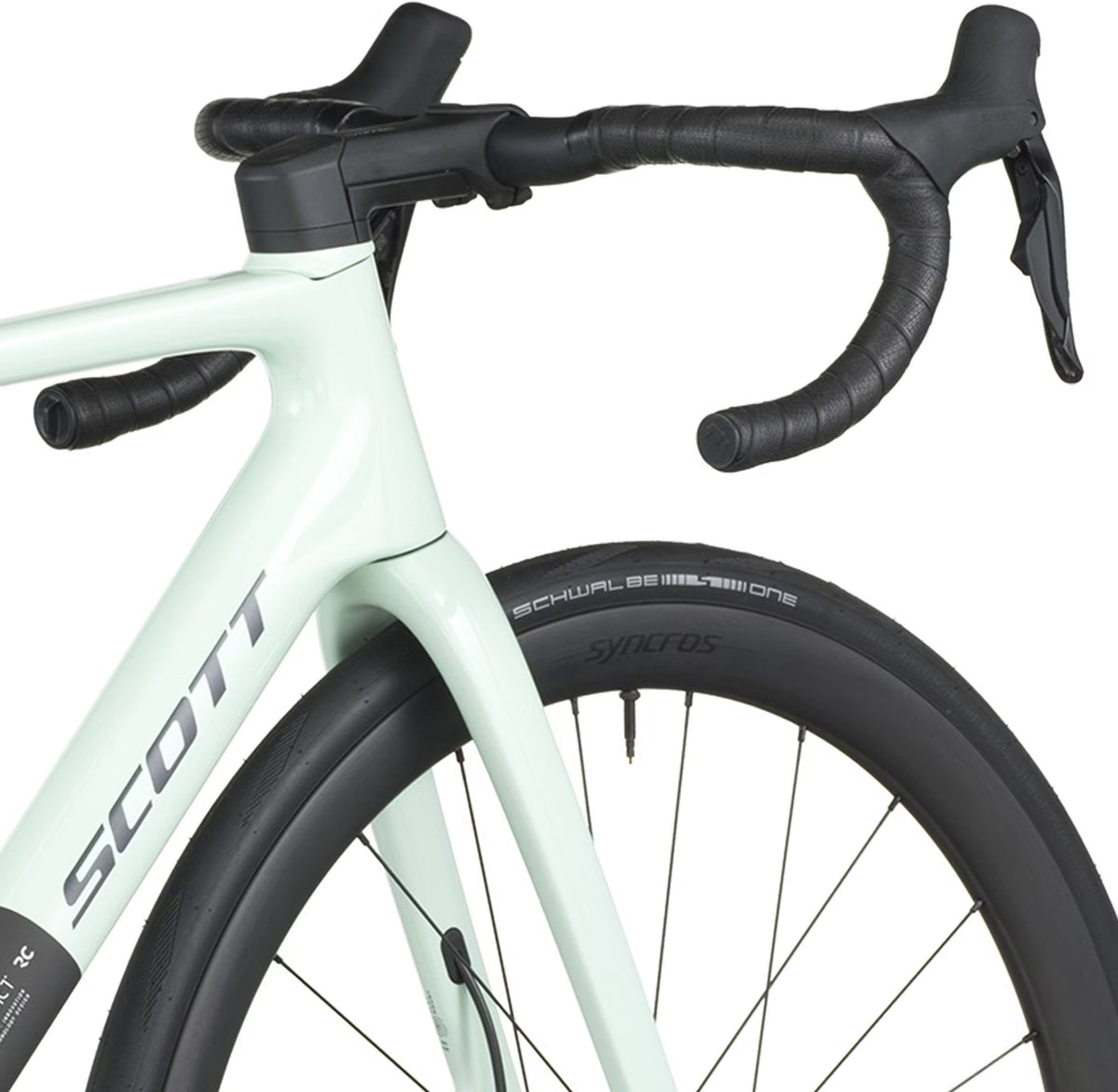Vélo de Route Scott Addict RC 30 Shimano 105 Di2 12V 700 mm Vert/Noir 2026