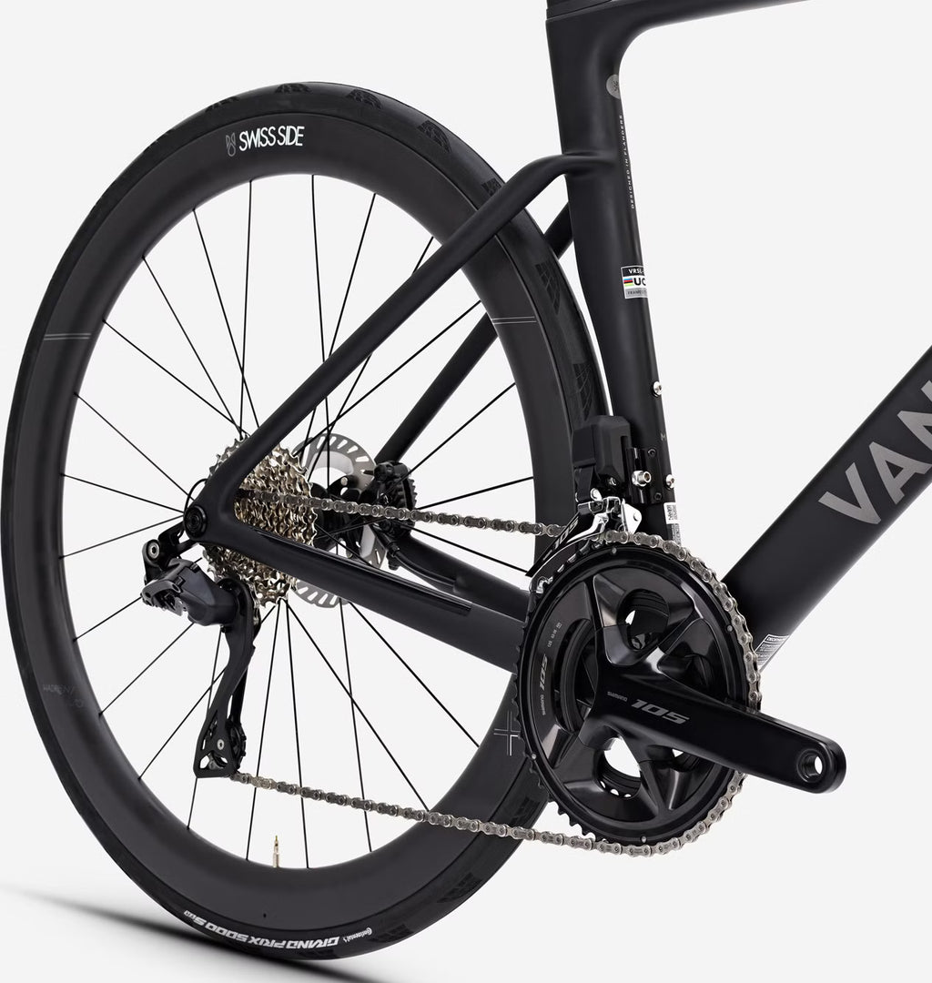 Vélo de Route Van Rysel RCR Shimano 105 Di2 12V 700 mm Noir