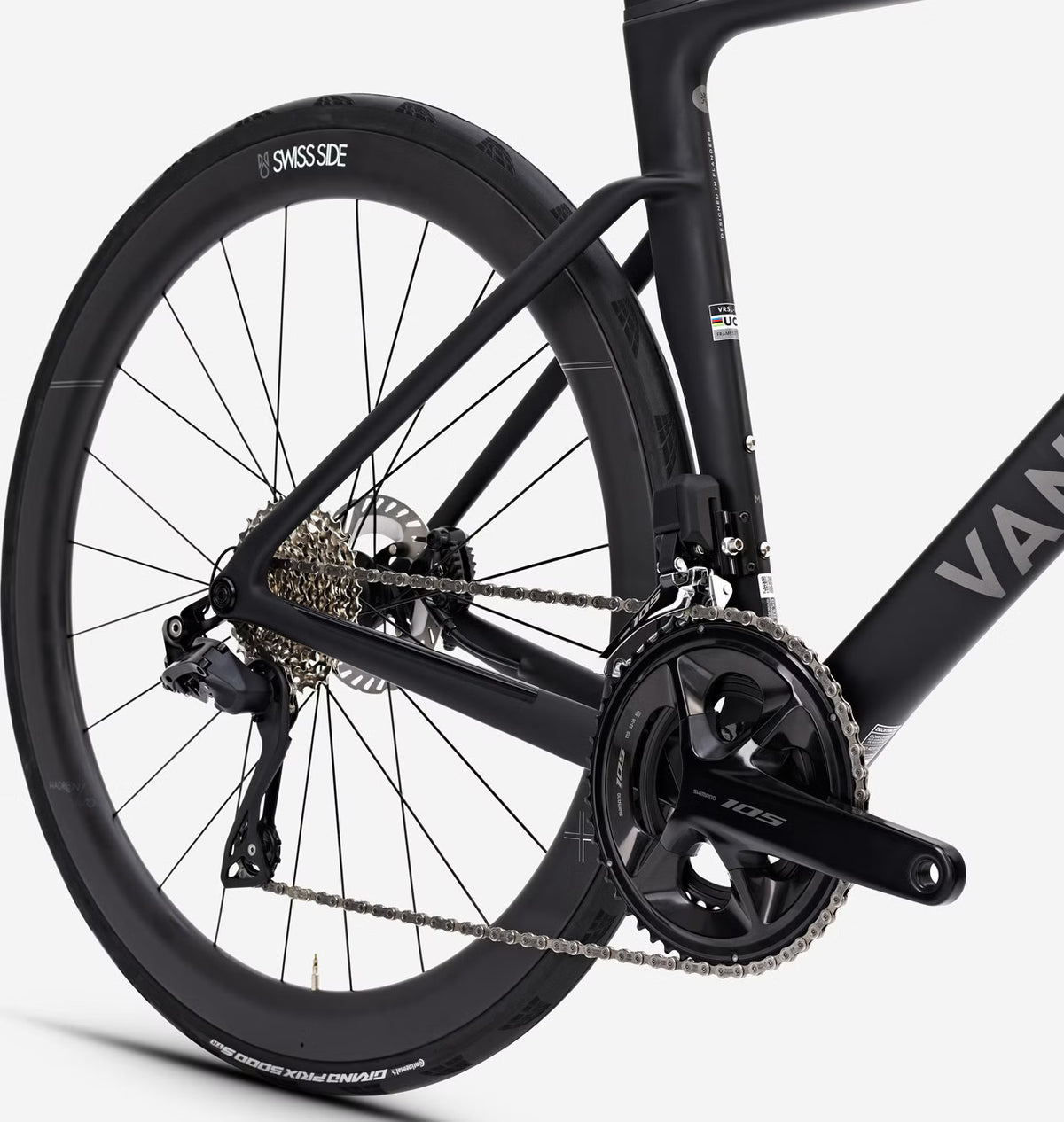 Vélo de Route Van Rysel RCR Shimano 105 Di2 12V 700 mm Noir