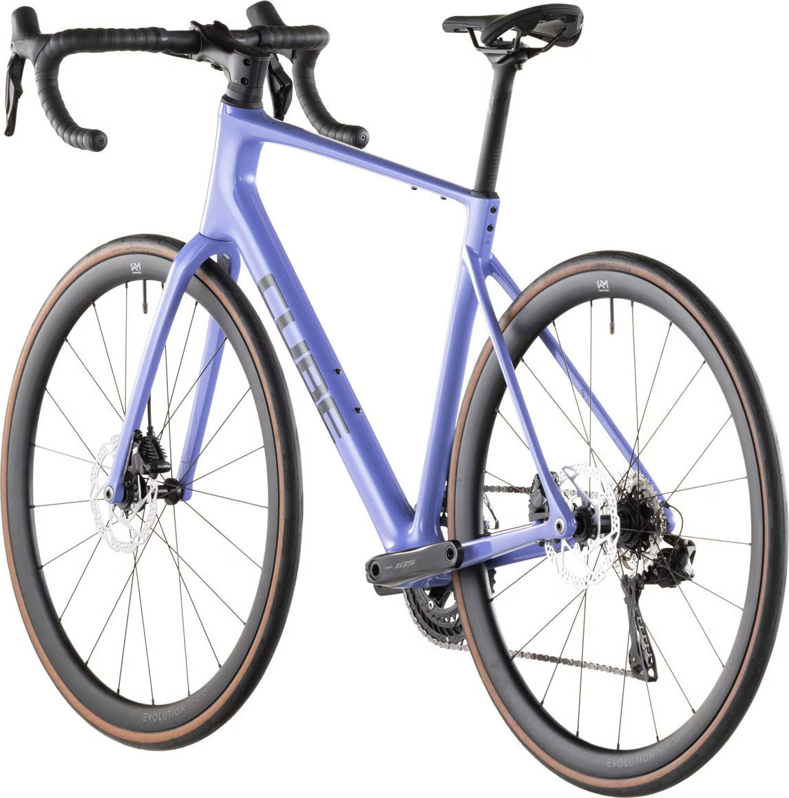 Vélo de Route Cube Attain C:62 SLX Shimano 105 Di2 12V 700 mm Violet Lucid Lilac 2026