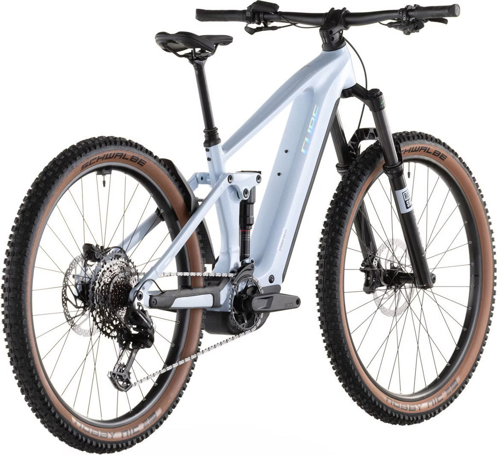 Cube Stereo Hybrid One44 EX 800 – VTT Électrique Aluminium Bosch 800Wh 120 Nm SRAM Eagle 12v 29" – Bleu Ice 2026
