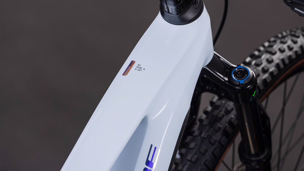 Cube Stereo Hybrid One44 EX 800 – VTT Électrique Aluminium Bosch 800Wh 120 Nm SRAM Eagle 12v 29" – Bleu Ice 2026