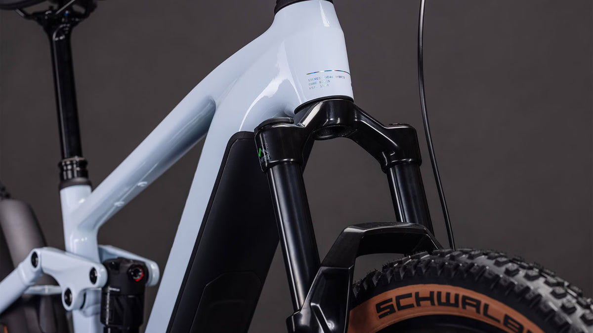 Cube Stereo Hybrid One44 EX 800 – VTT Électrique Aluminium Bosch 800Wh 120 Nm SRAM Eagle 12v 29" – Bleu Ice 2026