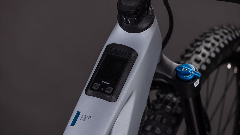 Cube Stereo Hybrid One44 HPC SLX Evo 800 29'' VTT Électrique Tout-Suspendu Shimano Di2 12V Bosch 120 Nm 800 Wh Gris Slate 2026
