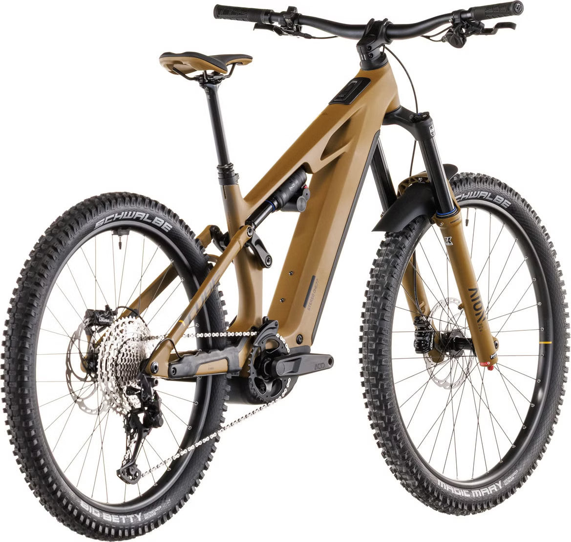 VTT Électrique Tout-Suspendu Cube Stereo Hybrid One77 HPC Race 800 – Bosch CX 120Nm, 800Wh, Shimano XT 12V, MX 29/27.5'' Vert Willow 2026