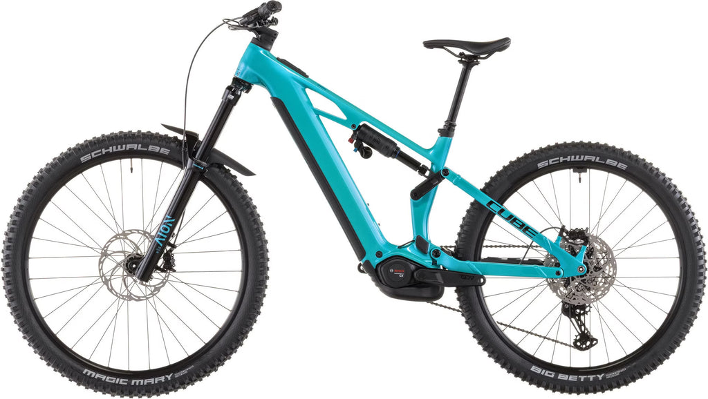 Cube Stereo Hybrid One77 HPC Race 800 – VTT Électrique Carbone Bosch 800Wh 120 Nm Shimano XT 12v Mullet 29"/27.5" – Bleu Swimming Pool 2026