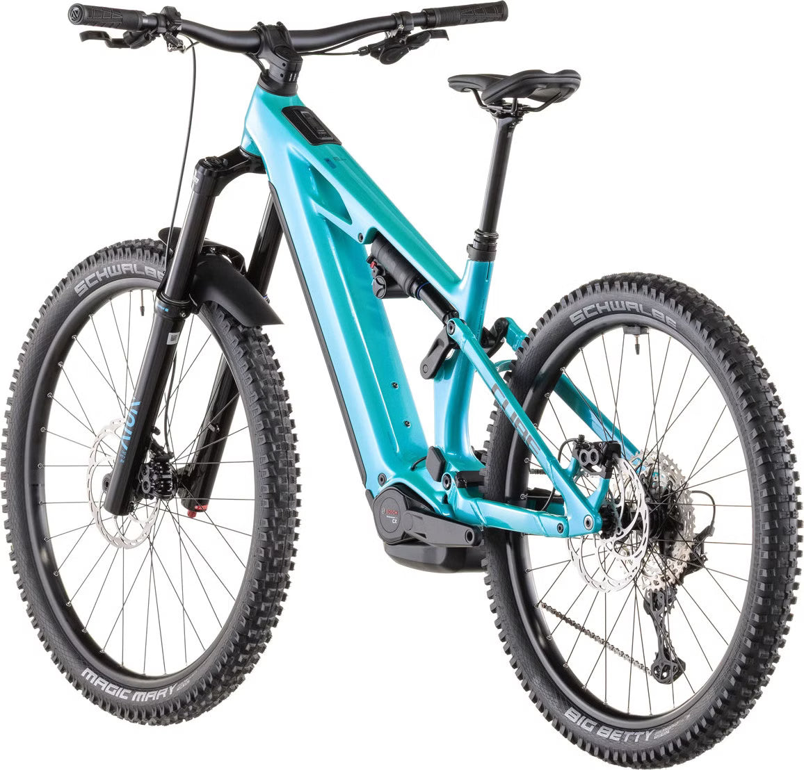 Cube Stereo Hybrid One77 HPC Race 800 – VTT Électrique Carbone Bosch 800Wh 120 Nm Shimano XT 12v Mullet 29"/27.5" – Bleu Swimming Pool 2026