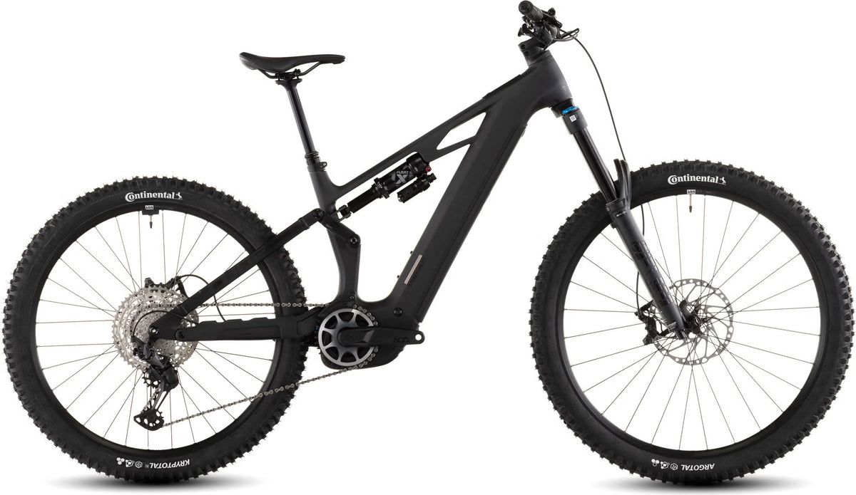 Cube Stereo Hybrid One77 HPC SLX 800 – VTT Électrique Carbone Bosch 800Wh 120 Nm 29"/27.5" – Noir Blackline 2026