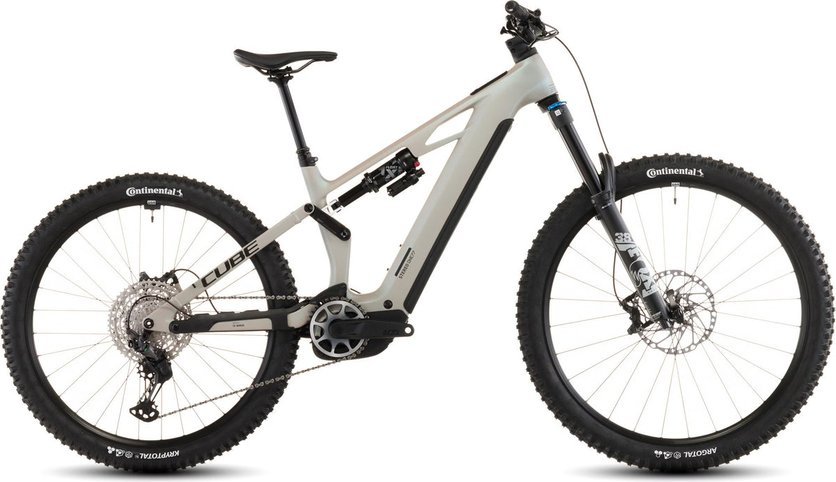 VTT Électrique Tout-Suspendu Cube Stereo Hybrid One77 HPC SLX 800 – Bosch CX 120Nm, 800Wh, Shimano XT 12V, MX 29/27.5'' Beige Glint Sand 2026