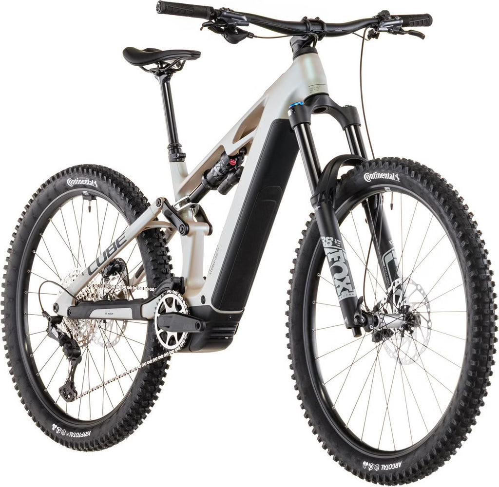 VTT Électrique Tout-Suspendu Cube Stereo Hybrid One77 HPC SLX 800 – Bosch CX 120Nm, 800Wh, Shimano XT 12V, MX 29/27.5'' Beige Glint Sand 2026