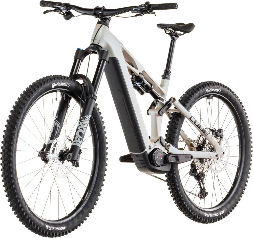 VTT Électrique Tout-Suspendu Cube Stereo Hybrid One77 HPC SLX 800 – Bosch CX 120Nm, 800Wh, Shimano XT 12V, MX 29/27.5'' Beige Glint Sand 2026