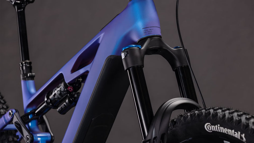 Cube Stereo Hybrid One77 HPC SLX 800 – VTT Électrique Carbone Bosch 800Wh 120 Nm Shimano XT 12v Mullet 29"/27.5" – Bleu Iris Violet 2026