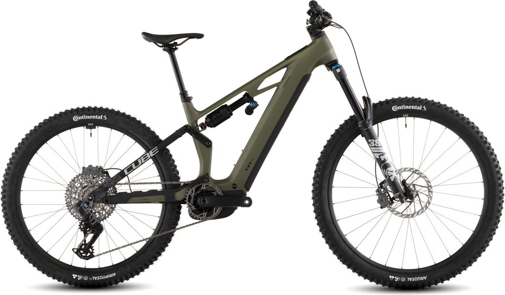 Cube Stereo Hybrid One77 HPC TM 800 – VTT Électrique Carbone Bosch 800Wh 120 Nm SRAM GX Eagle AXS Mullet 29"/27.5" – Vert Reed Matrix 2026