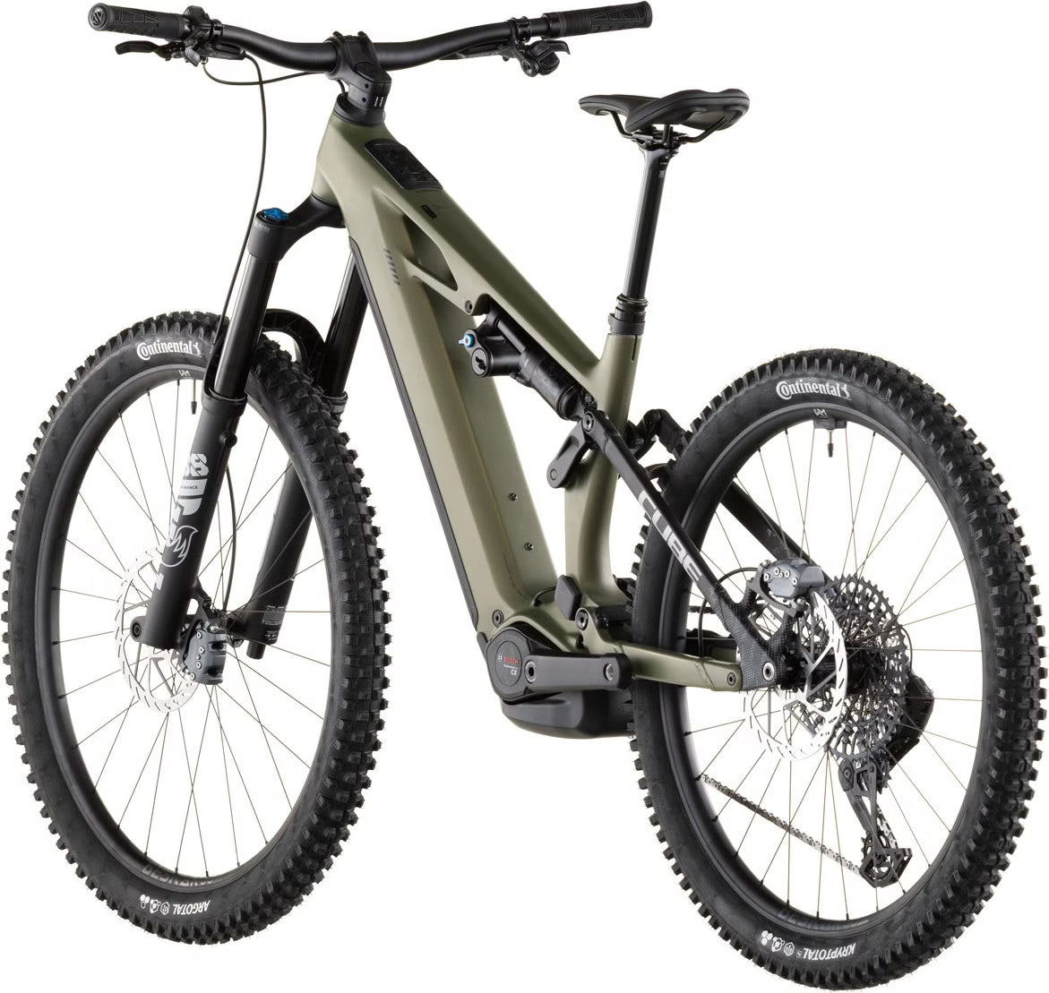 Cube Stereo Hybrid One77 HPC TM 800 – VTT Électrique Carbone Bosch 800Wh 120 Nm SRAM GX Eagle AXS Mullet 29"/27.5" – Vert Reed Matrix 2026