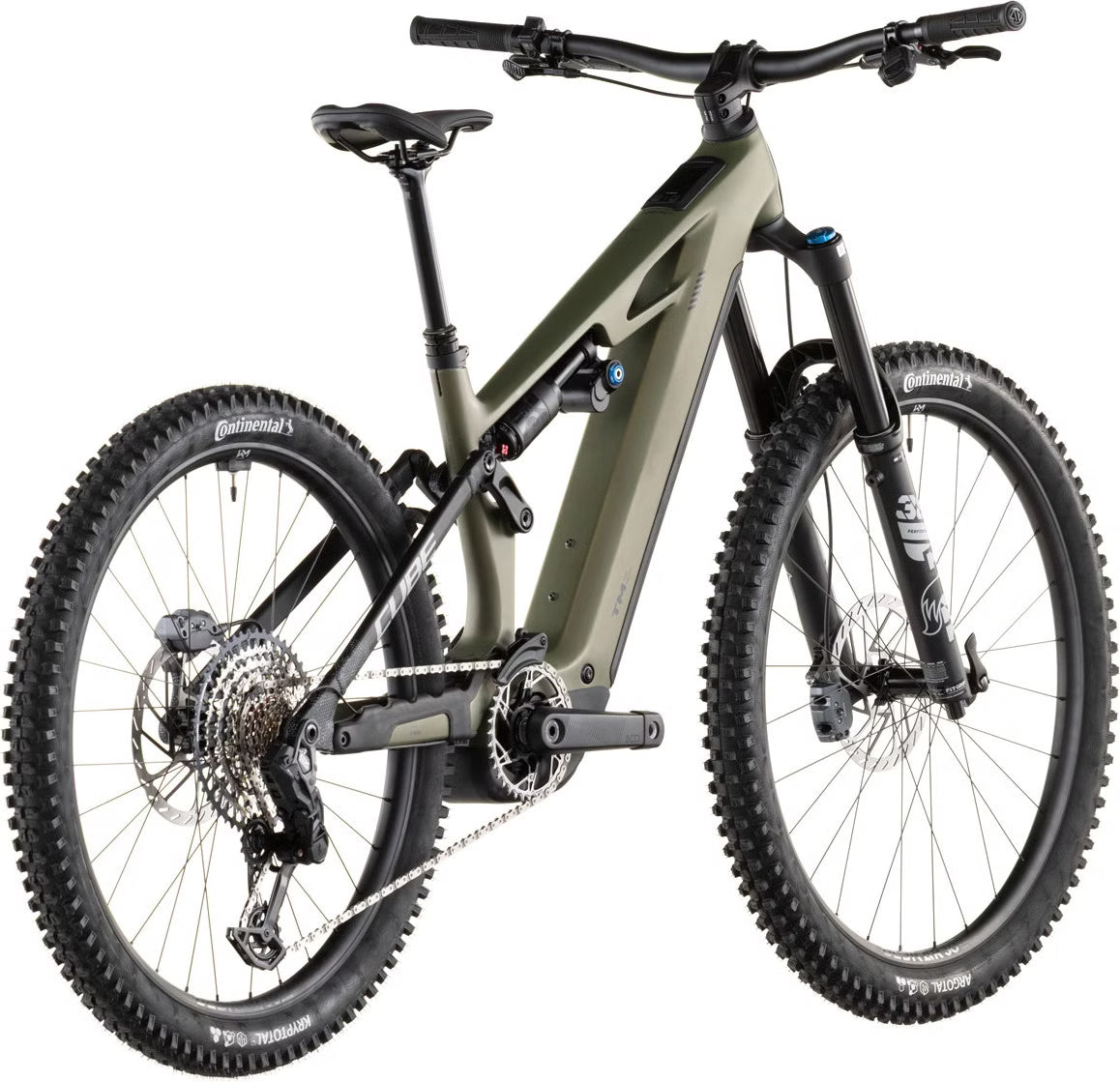 Cube Stereo Hybrid One77 HPC TM 800 – VTT Électrique Carbone Bosch 800Wh 120 Nm SRAM GX Eagle AXS Mullet 29"/27.5" – Vert Reed Matrix 2026
