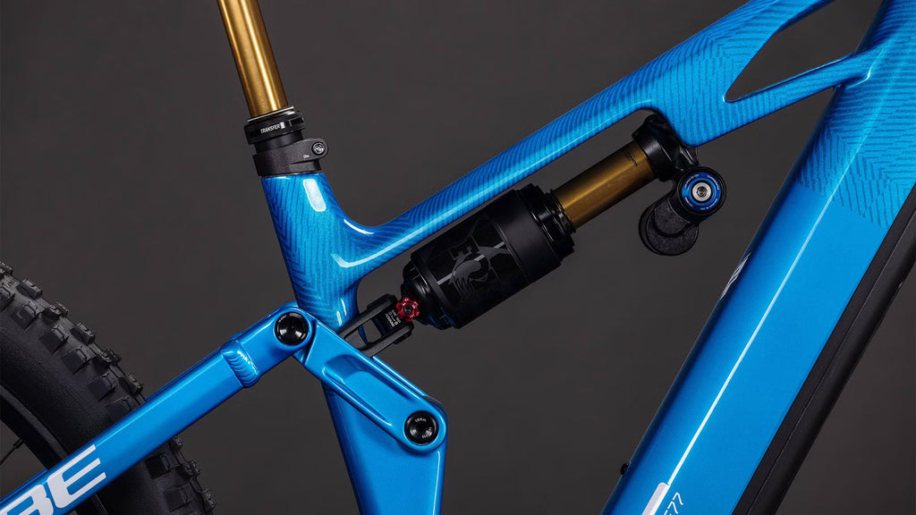 Cube Stereo Hybrid One77 HPC AT 800 – VTT Électrique Carbone Bosch 800Wh 120 Nm Shimano XT Di2 Mullet 29"/27.5" – Bleu Actionteam 2026
