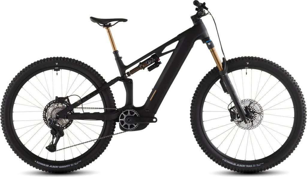 Cube Stereo Hybrid One44 HPC AT 800 – VTT Électrique Carbone Bosch 800Wh 120 Nm Shimano XT Di2 29" – Gris Carbon Noir 2026