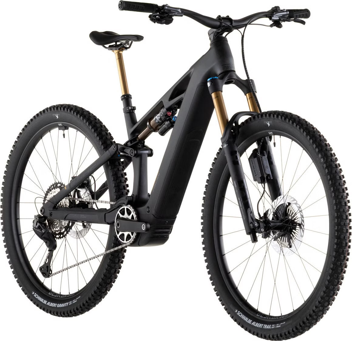 Cube Stereo Hybrid One44 HPC AT 800 – VTT Électrique Carbone Bosch 800Wh 120 Nm Shimano XT Di2 29" – Gris Carbon Noir 2026