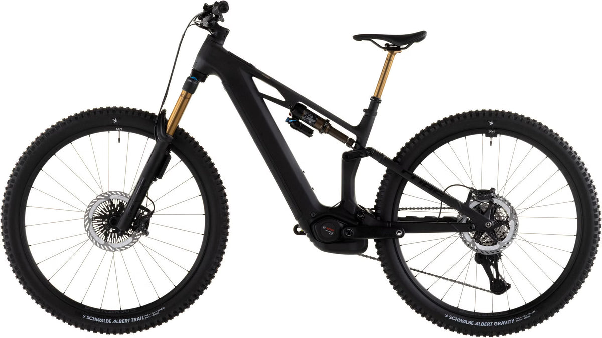 Cube Stereo Hybrid One44 HPC AT 800 – VTT Électrique Carbone Bosch 800Wh 120 Nm Shimano XT Di2 29" – Gris Carbon Noir 2026
