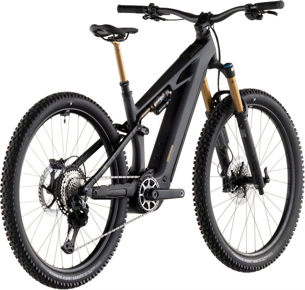 Cube Stereo Hybrid One44 HPC AT 800 – VTT Électrique Carbone Bosch 800Wh 120 Nm Shimano XT Di2 29" – Gris Carbon Noir 2026