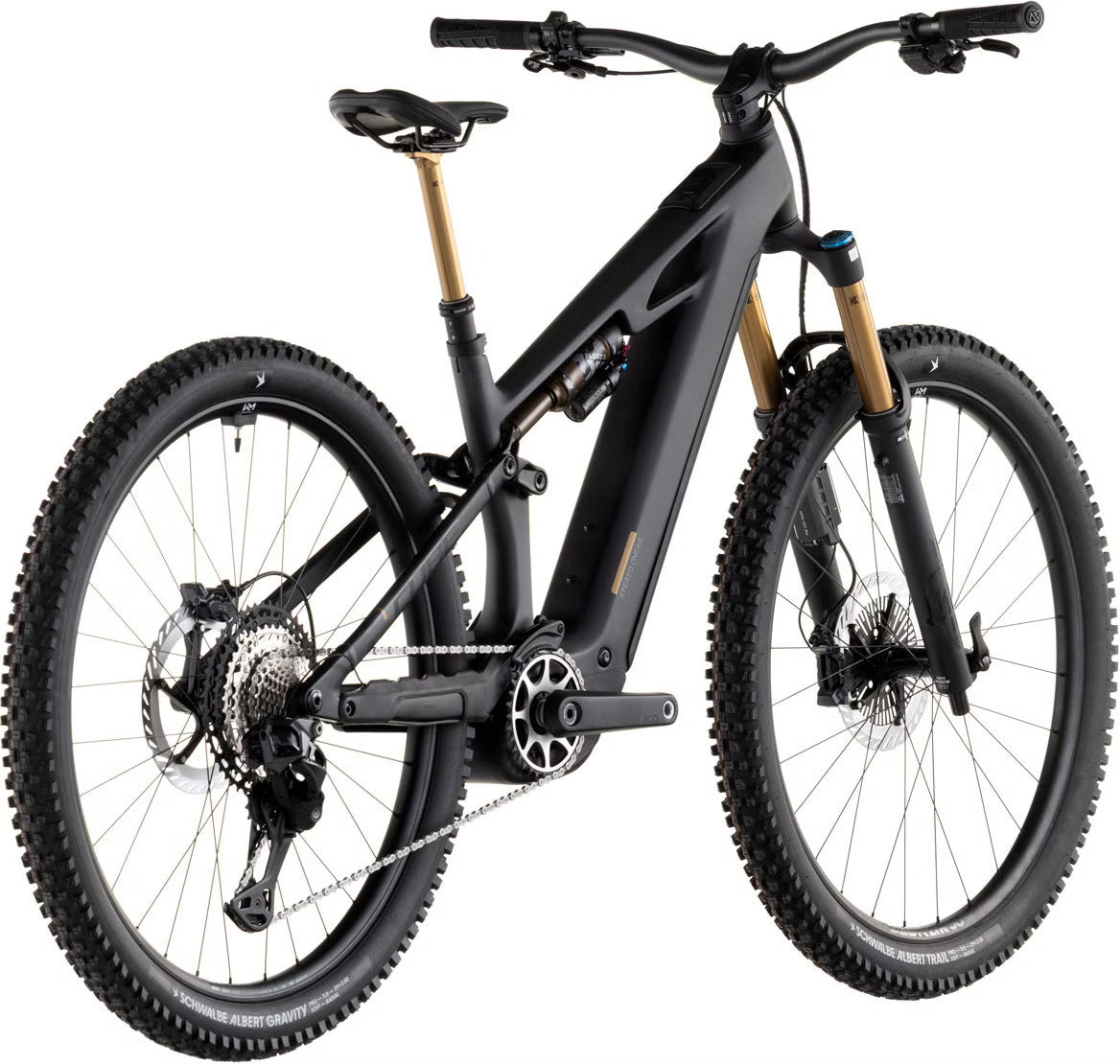 Cube Stereo Hybrid One44 HPC AT 800 – VTT Électrique Carbone Bosch 800Wh 120 Nm Shimano XT Di2 29" – Gris Carbon Noir 2026