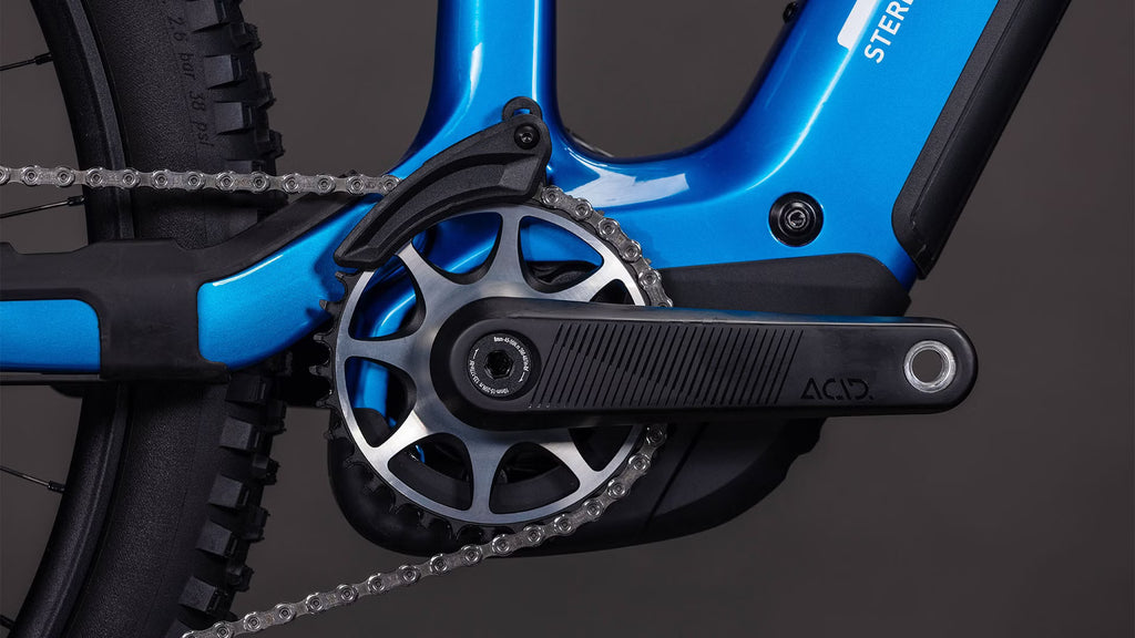 Cube Stereo Hybrid One44 HPC AT 800 – VTT Électrique Carbone Bosch 800Wh 120 Nm 29" – Bleu Actionteam 2026