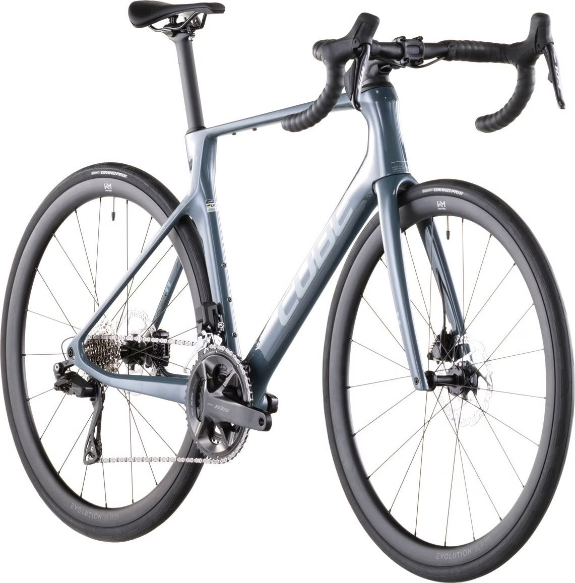 Vélo de Route Cube Agree C:62 One Shimano 105 Di2 12V 700 mm Bleu Gris Storm 2026