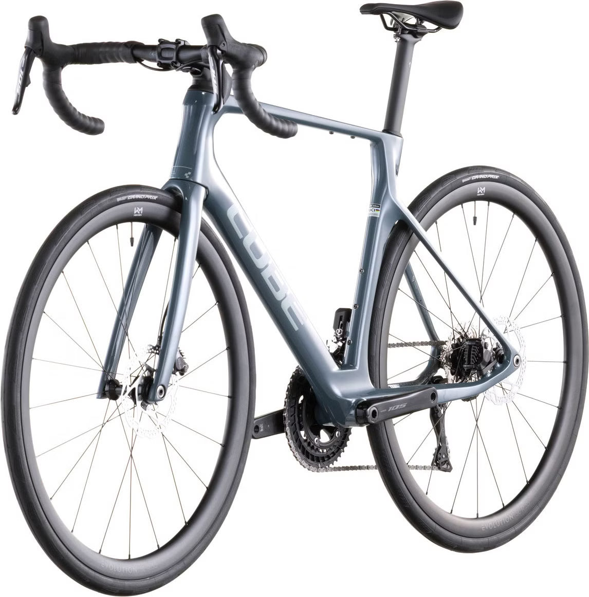 Vélo de Route Cube Agree C:62 One Shimano 105 Di2 12V 700 mm Bleu Gris Storm 2026