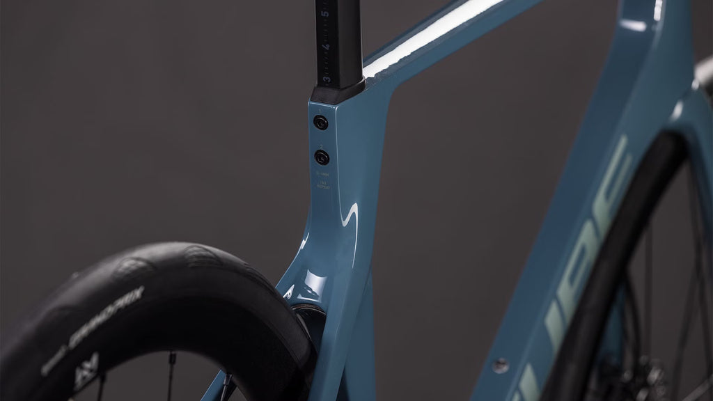 Vélo de Route Cube Agree C:62 One Shimano 105 Di2 12V 700 mm Bleu Gris Storm 2026