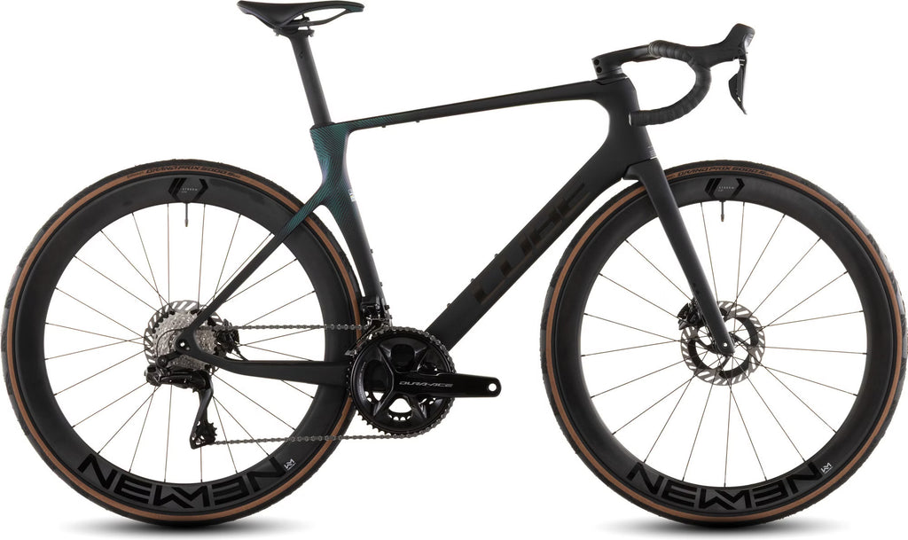 Vélo de Route Cube Agree C:62 SLT Shimano Dura-Ace Di2 12V 700 mm Noir Vert Irisé 2026