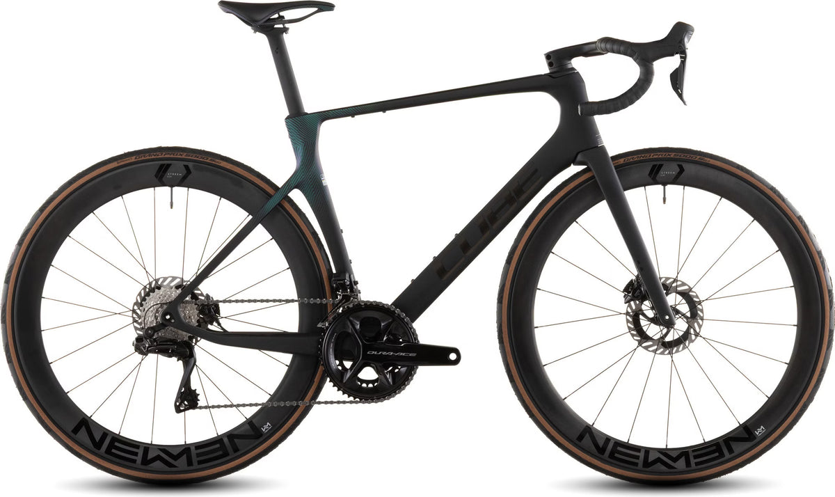 Vélo de Route Cube Agree C:62 SLT Shimano Dura-Ace Di2 12V 700 mm Noir Vert Irisé 2026