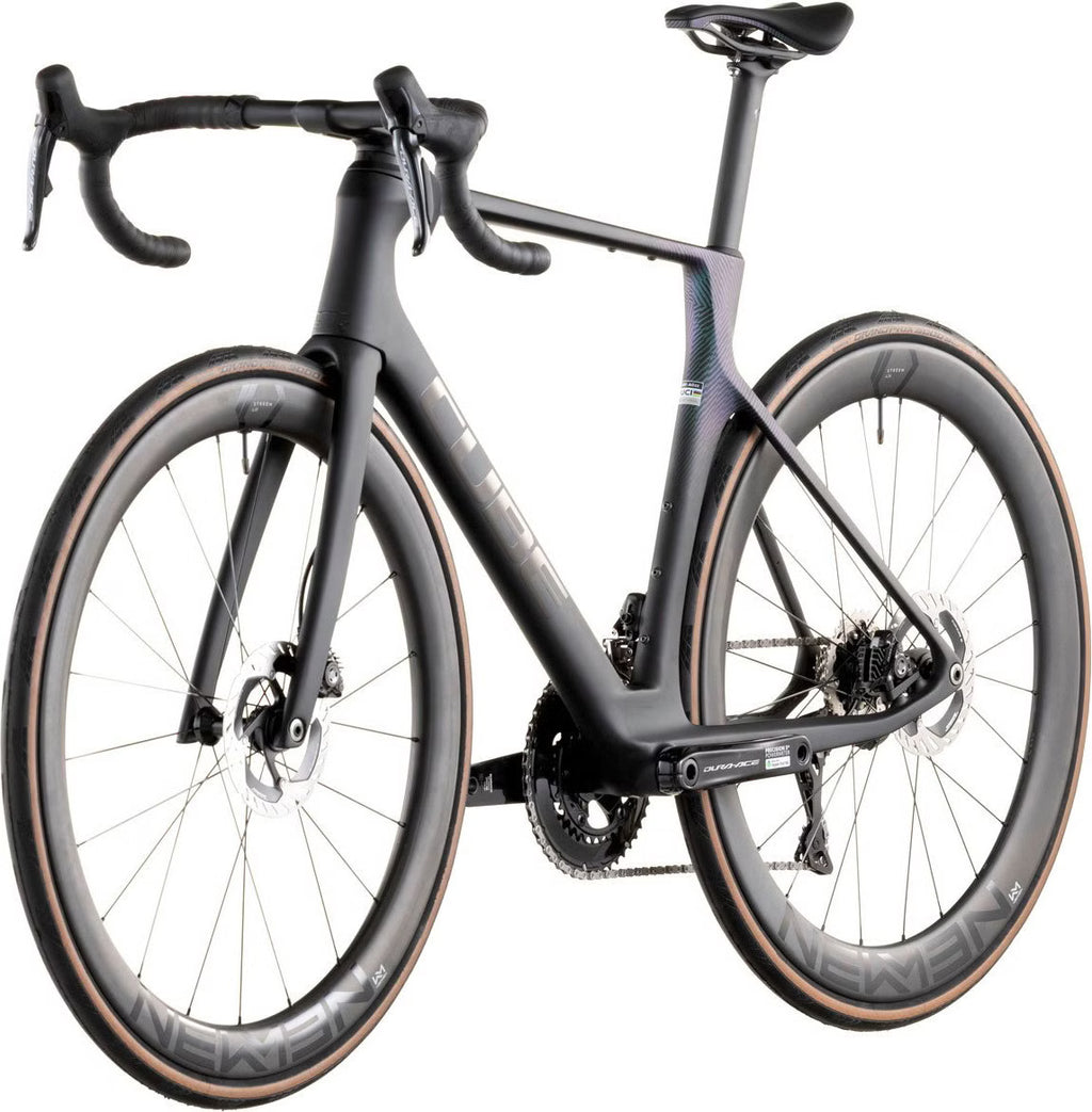 Vélo de Route Cube Agree C:62 SLT Shimano Dura-Ace Di2 12V 700 mm Noir Vert Irisé 2026