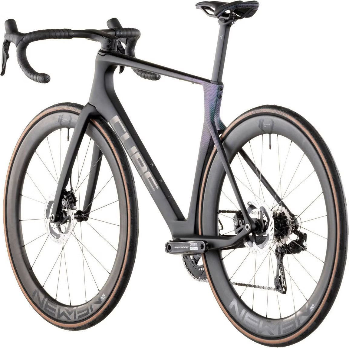 Vélo de Route Cube Agree C:62 SLT Shimano Dura-Ace Di2 12V 700 mm Noir Vert Irisé 2026